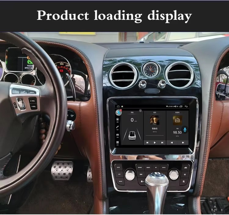 9″ Stereo CarPlay 4+64GB For 05-12 Bentley Flying Spur Continental GT Car Radio