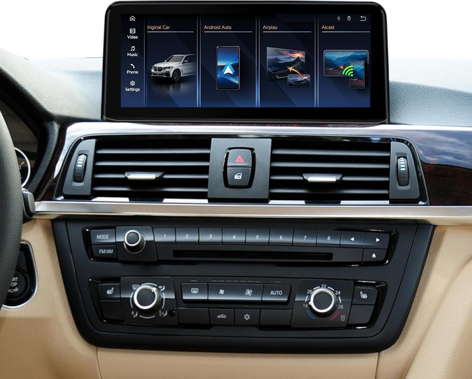 BMW 1 2 3 4 Series 2012-2017 Linux CarPlay Screen 10.25″ NBT iDrive F20 F21 F22.