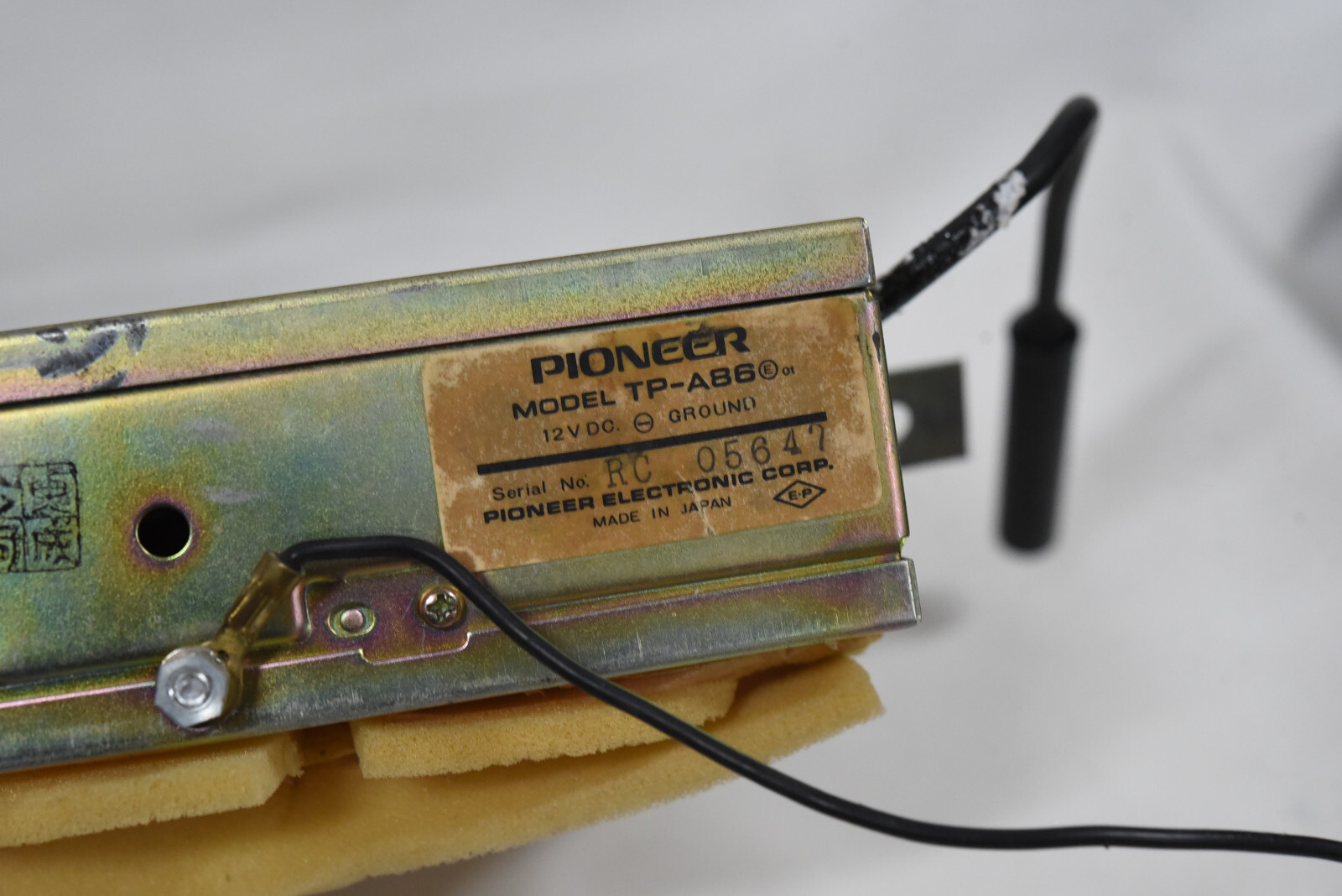 Pioneer TP-A86 8-Track Tape Player Car Stereo with AM Radio – Vintage – NEW Belt