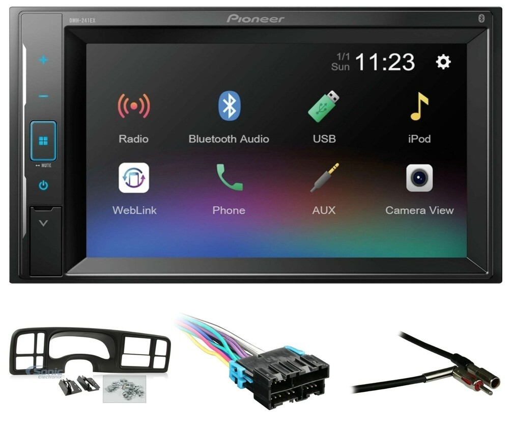 1999-2006 Chevrolet Silverado Pioneer Double DIN Bluetooth Stereo Upgrade |241ex