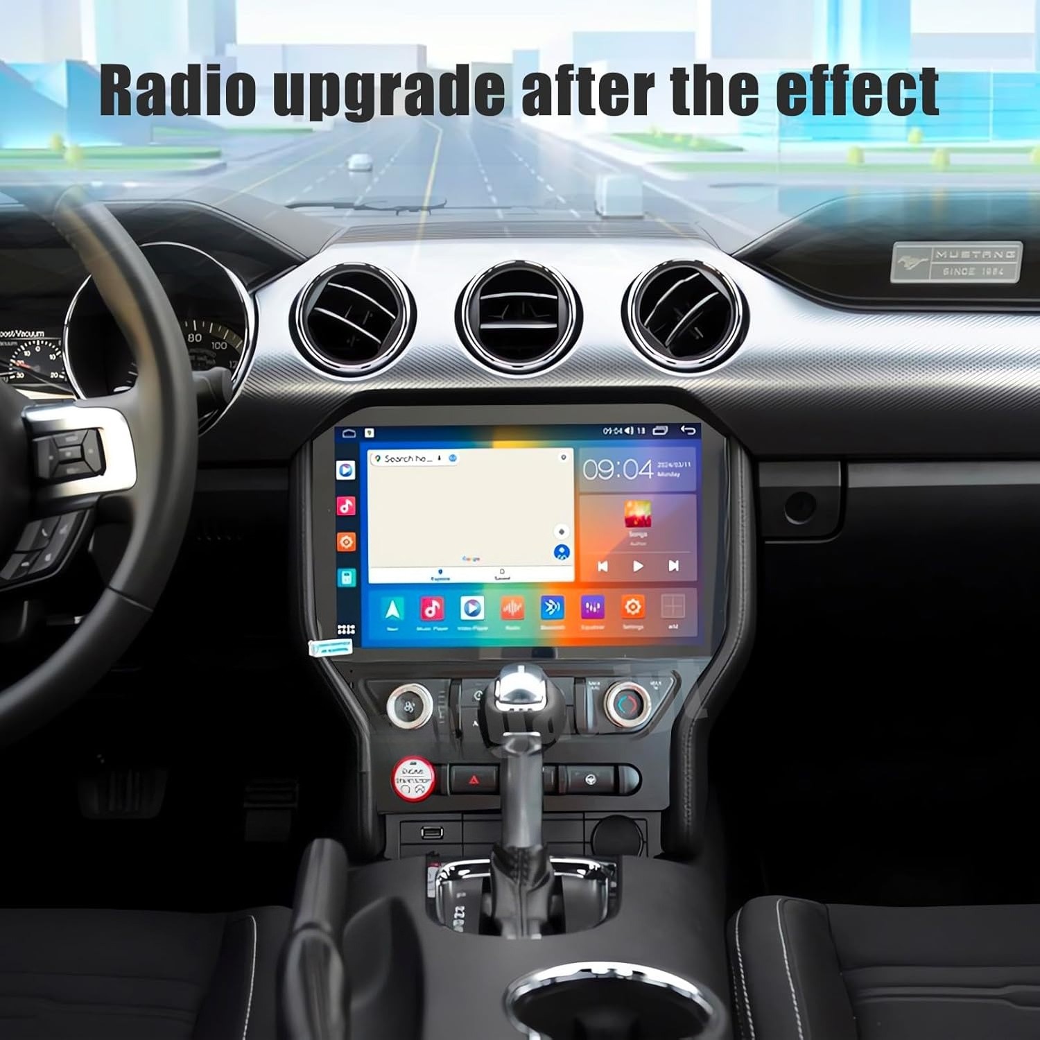 11.5″ For Ford Mustang 2015-2023 Android Car Radio Stereo GPS Navi Carplay 64GB