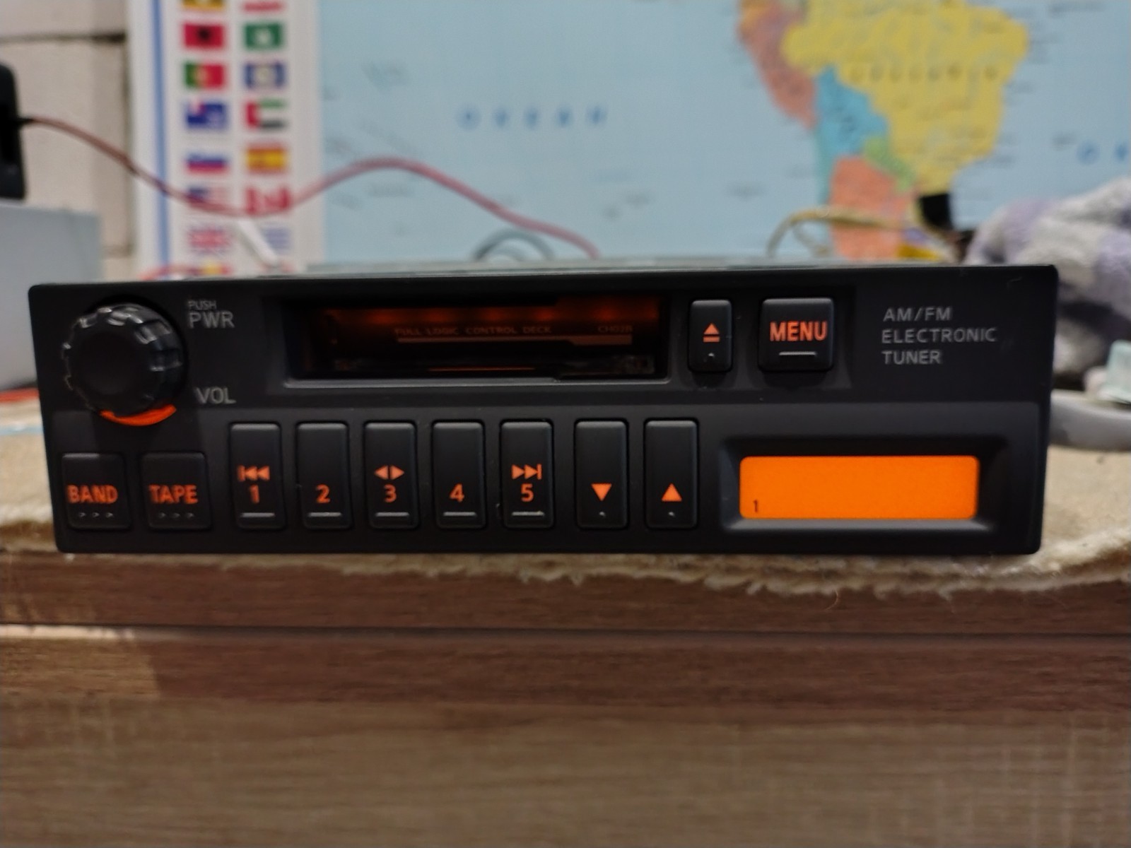 OEM Nissan Clarion PN-1757L Cassette Player In Dash Receiver Fully Working Great