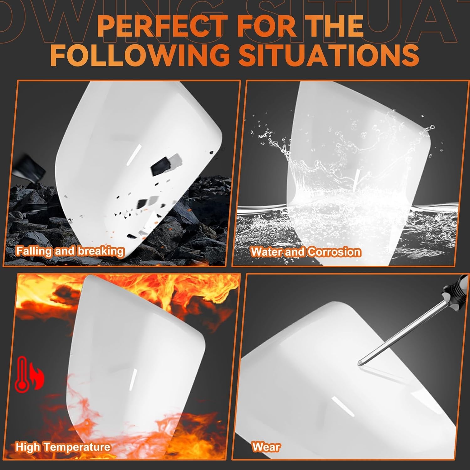 1 Pair White Side Mirror Cover Caps for 2021 2022 2023 2024 2025 Chevy Tahoe …