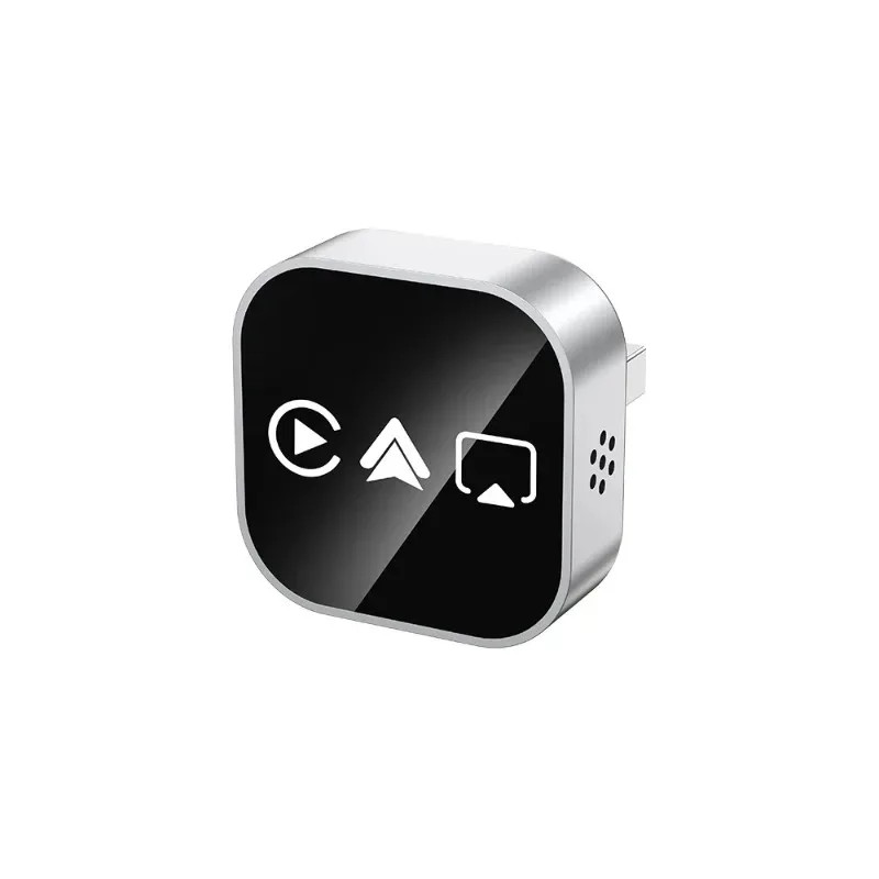 Wired to Wireless CarPlay Adapter for Apple iPhone/Android Auto/AirPlay/Miracast