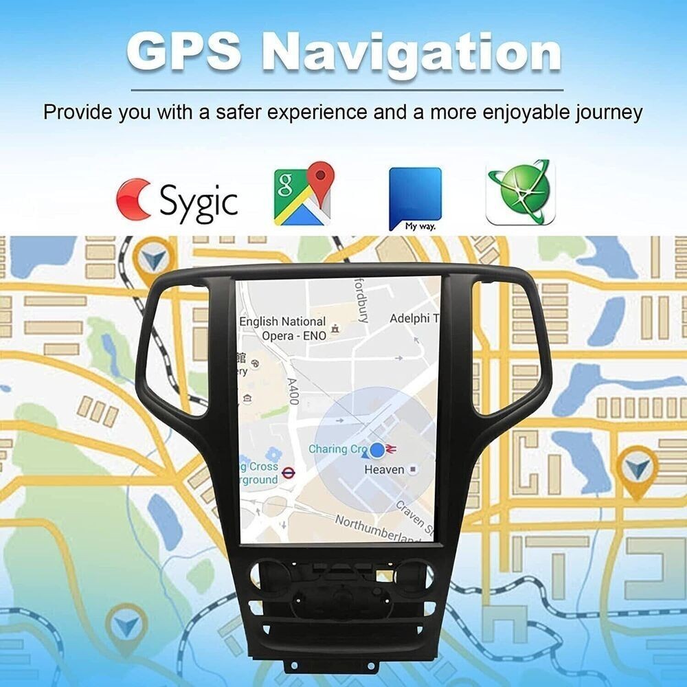 12.8″ Car Radio GPS navigation For Jeep Grand Cherokee 2014-2020 Auto Stereo