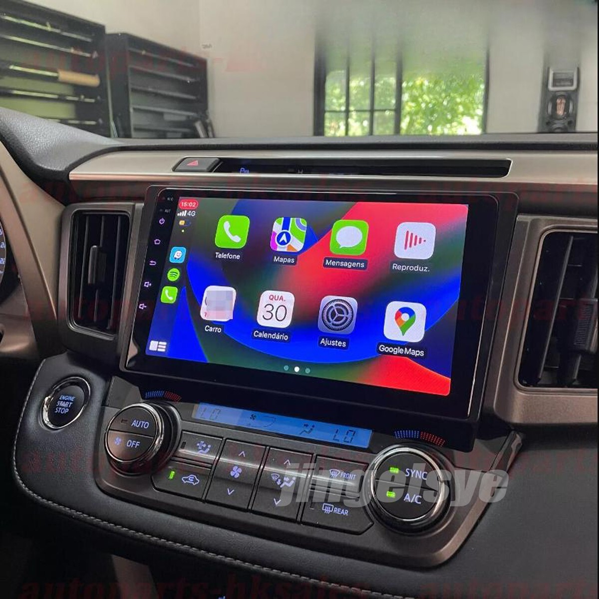 5G WiFi Car Stereo Radio GPS for Toyota RAV4 2013-2018 with Carplay/Android Auto