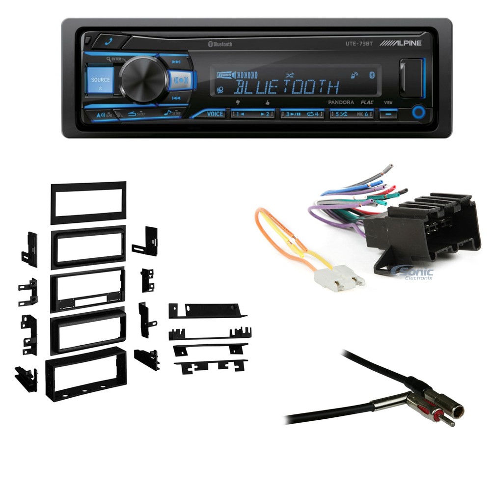 1984-1989 Chevrolet Corvette Single-DIN Car Stereo Package | Alpine