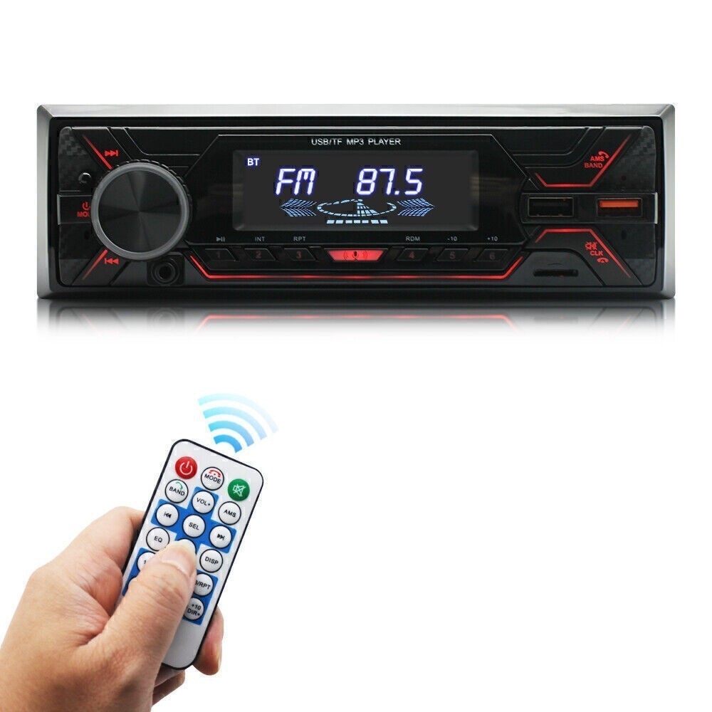 Bluetooth Car Stereo Audio In-Dash FM Aux Input Receiver SD USB MP3 Radio Player