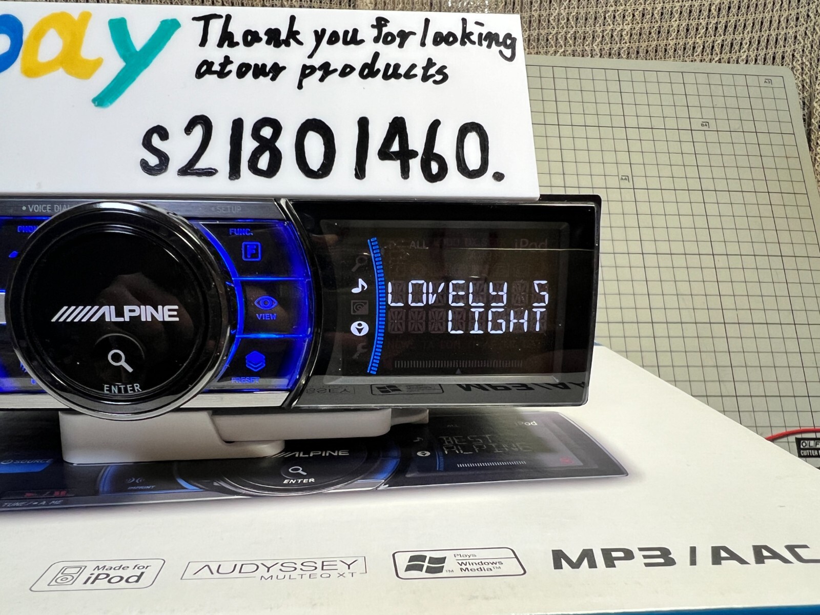 ALPINE iDA-X200 MP3/WMA/AAC USB Player Audio Head Unit Bluetooth JDM Near Mint