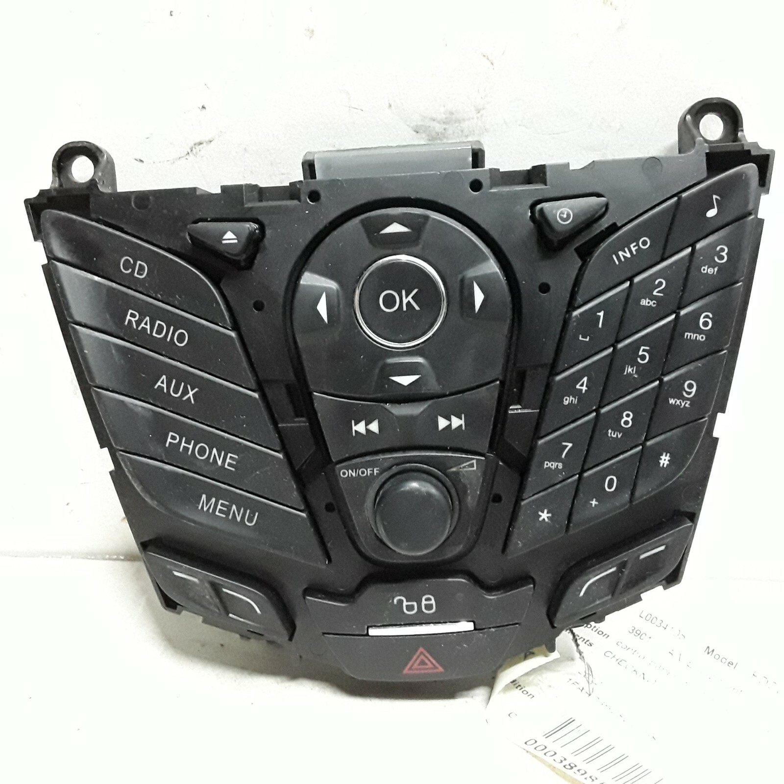 12 13 Ford Focus AM FM radio control panel OEM CM5T-18K811-LA