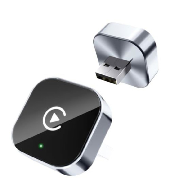 Wireless CarPlay Adapter 2026 Upgrade Wired CarPlay to Wireless, Mini USB Design