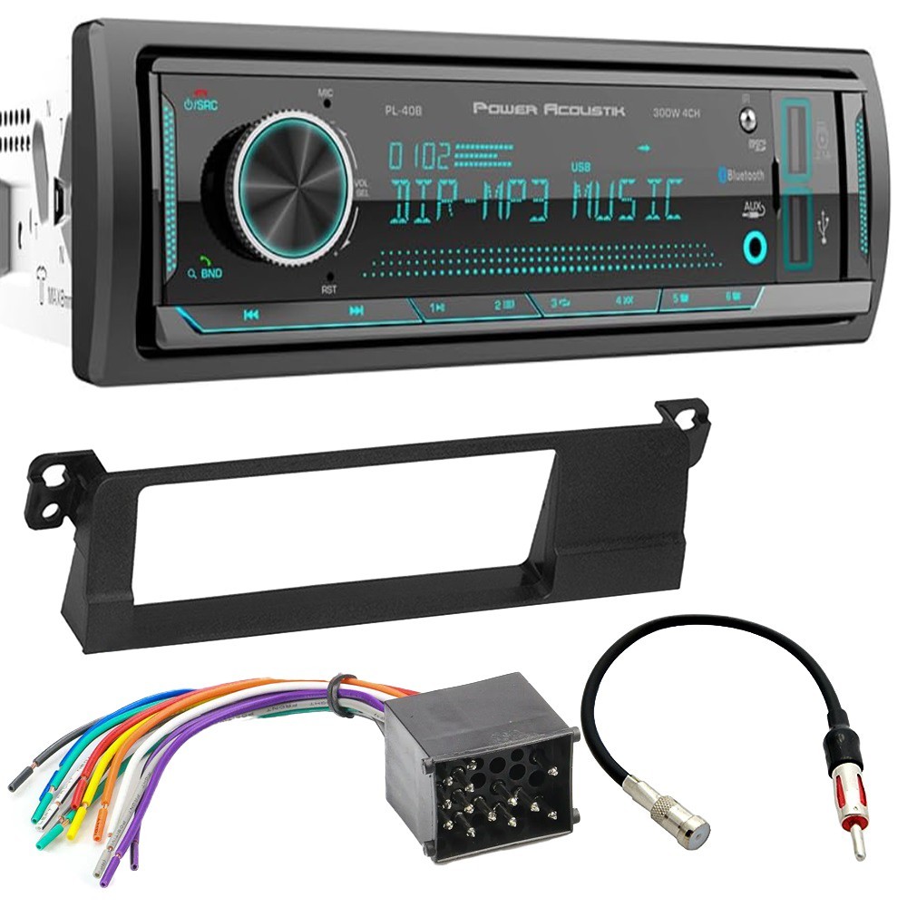 PL-40B Bluetooth MP3 Car Stereo AM/FM USB Radio For 1999-2006 BMW M3, 3 Series