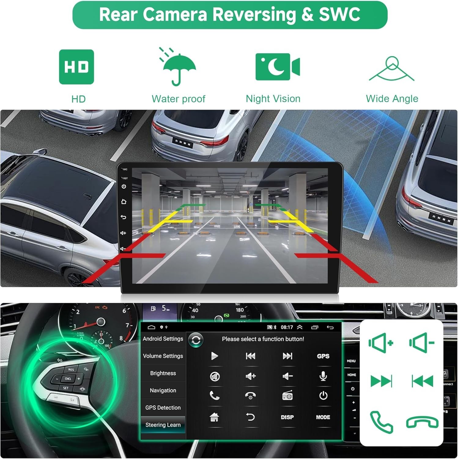 1280*800 For Honda CRV 2013-2016 Car Screen Carplay With Bluetooth Auto GPS 32G