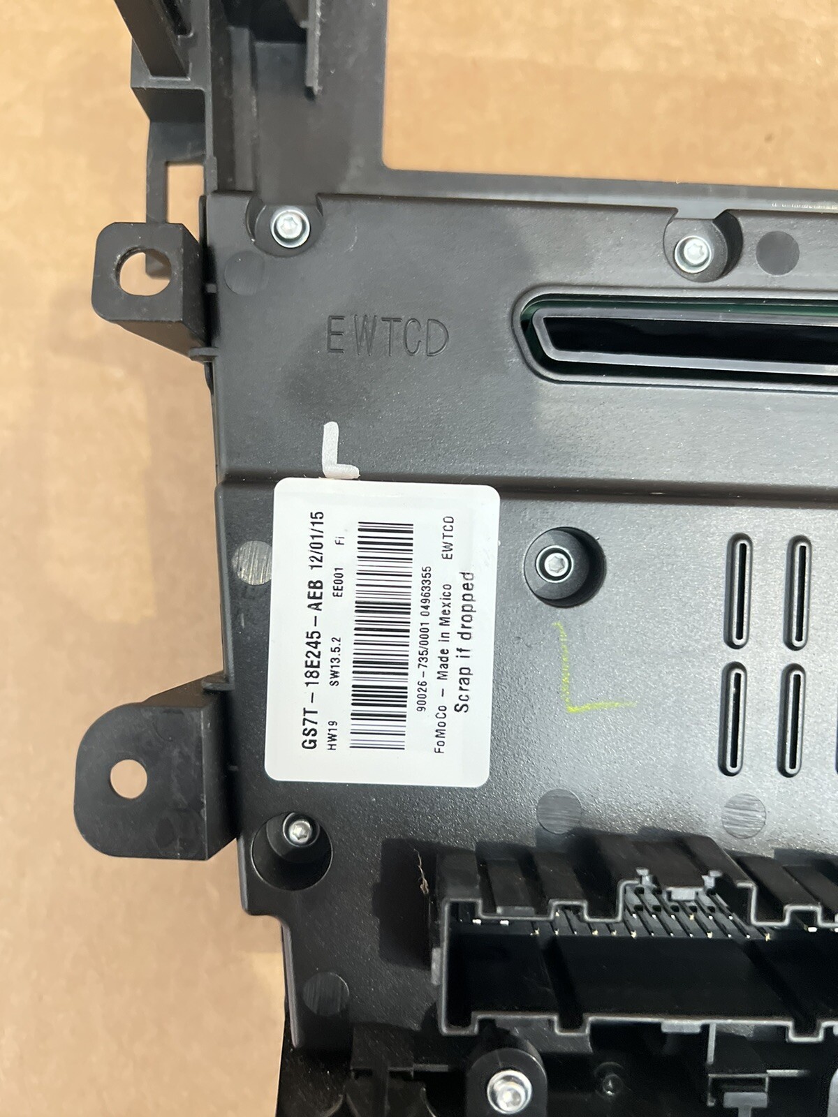 16 17 FORD FUSION NAVIGATION TOUCH SCREEN RADIO CD PLAYER SYNC MODULE🔥