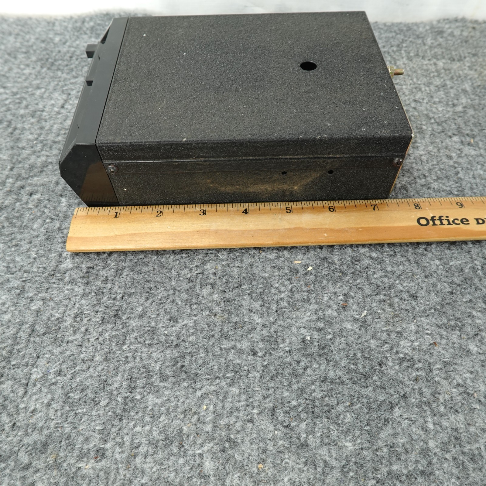 Channel Master Eight Track Stereo Car Player Black Under Dash Untested