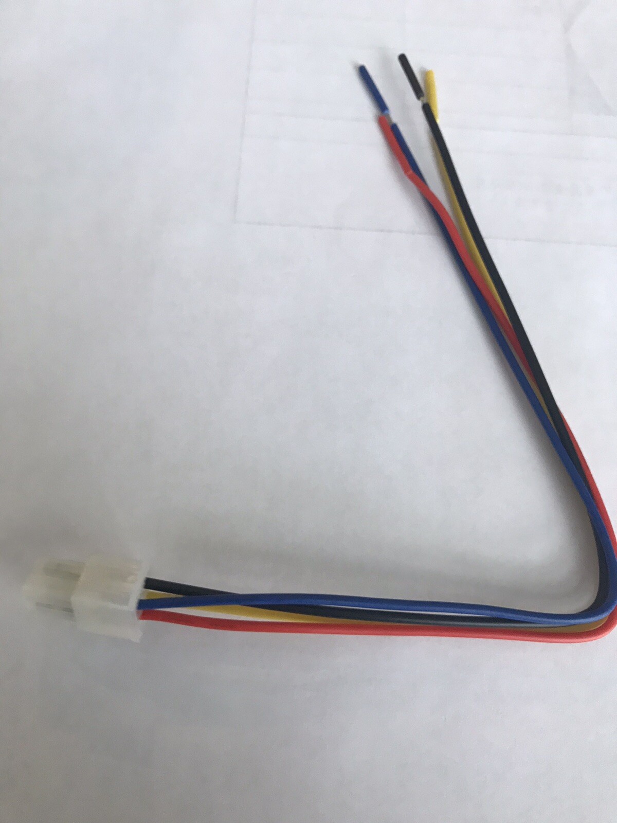 iRV Technology iRV62 AM/FM/CD/DVD 4 PIN Speaker Wire Harness A