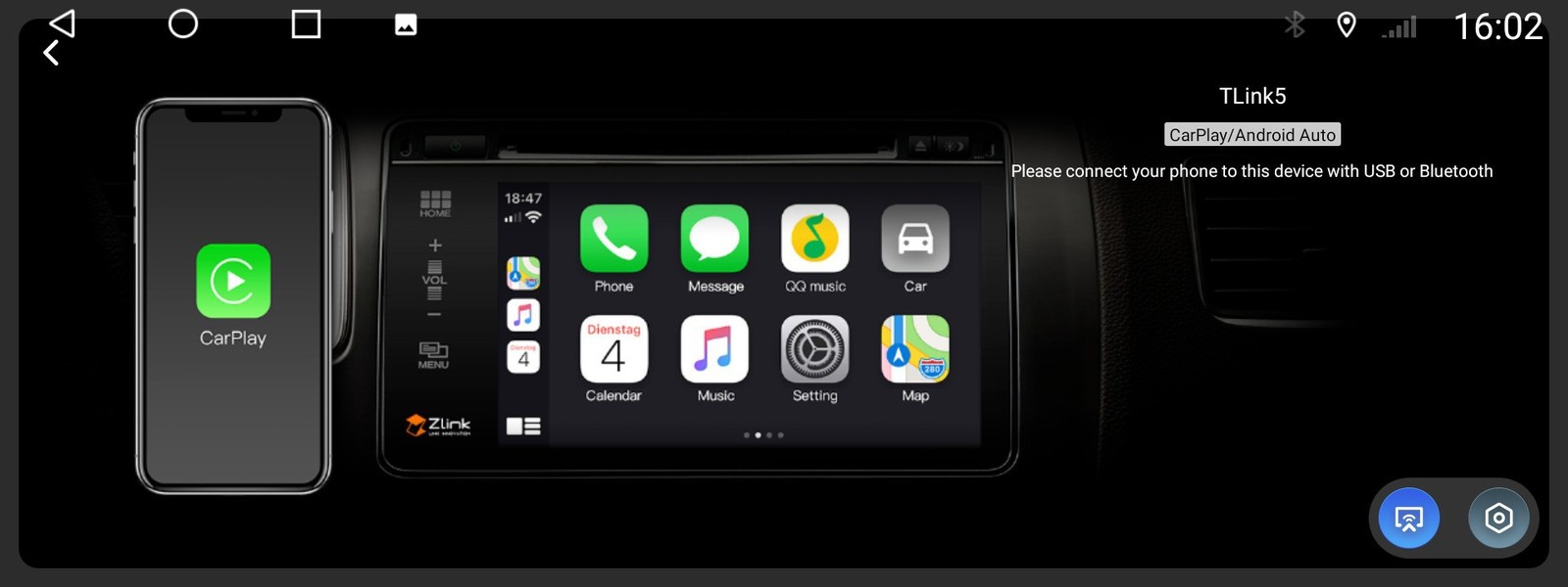 Used Android BT CarPlay Car Radio Stereo Display for Toyota FJ CRUISER 2006-2021