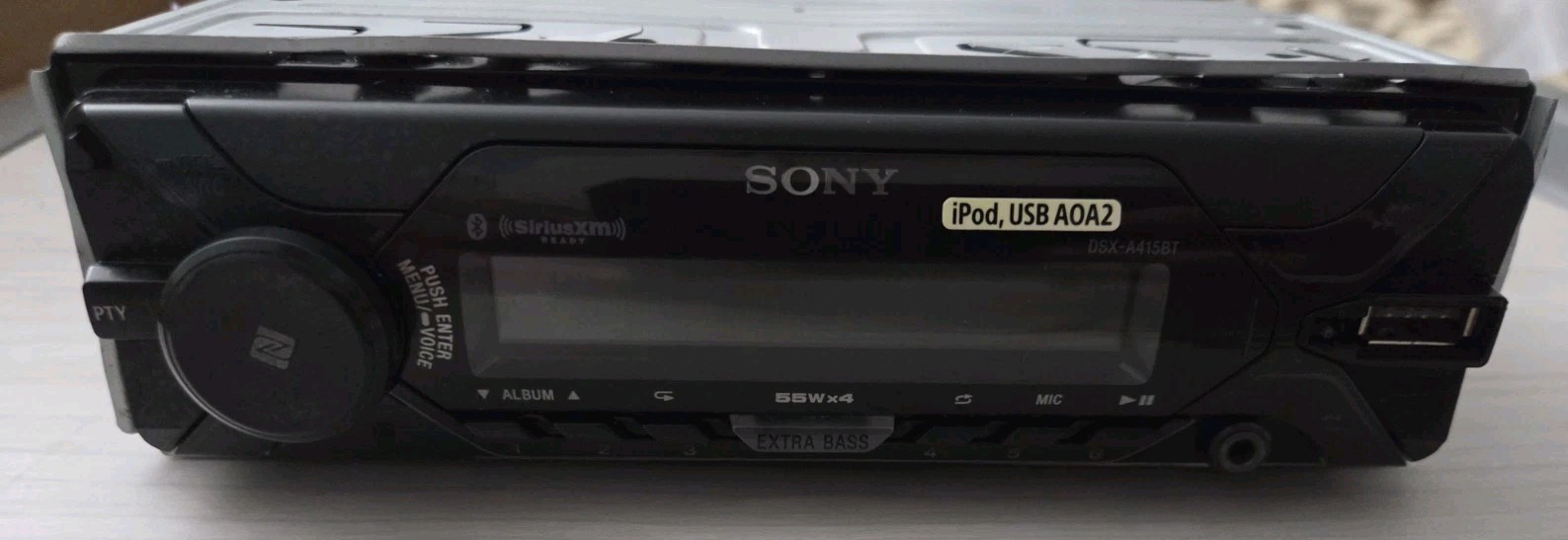 Sony DSX-A415BT Media receiver with Bluetooth FLAC Extrabass W/ Mic Tested