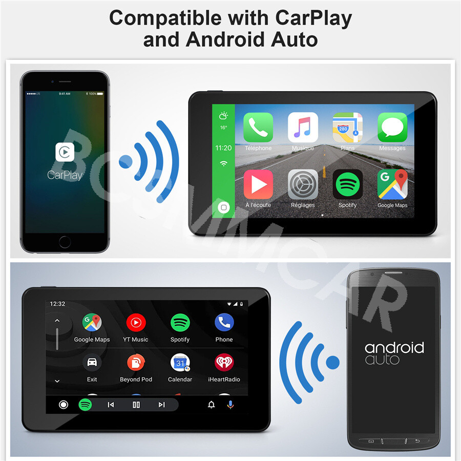 Radio Car Stereo Touch Screen MP5 Player Navigation BT AUX SD USB W/Free Camera