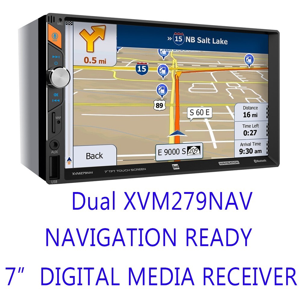 DUAL 7″ Navigation AM/FM Radio Car Stereo Bluetooth for 1997-2005 Buick Century
