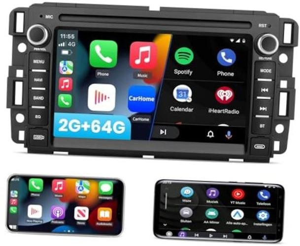 Car Radio Stereo for Chevy Silverado 2007-2014 Tahoe GMC Sierra 2GB+64GB