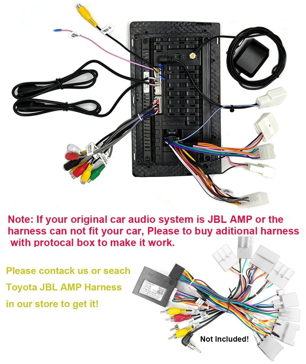 For Toyota RAV4 2006-2012 7″ Android 15 Wifi Apple Carplay Car Stereo Radio GPS