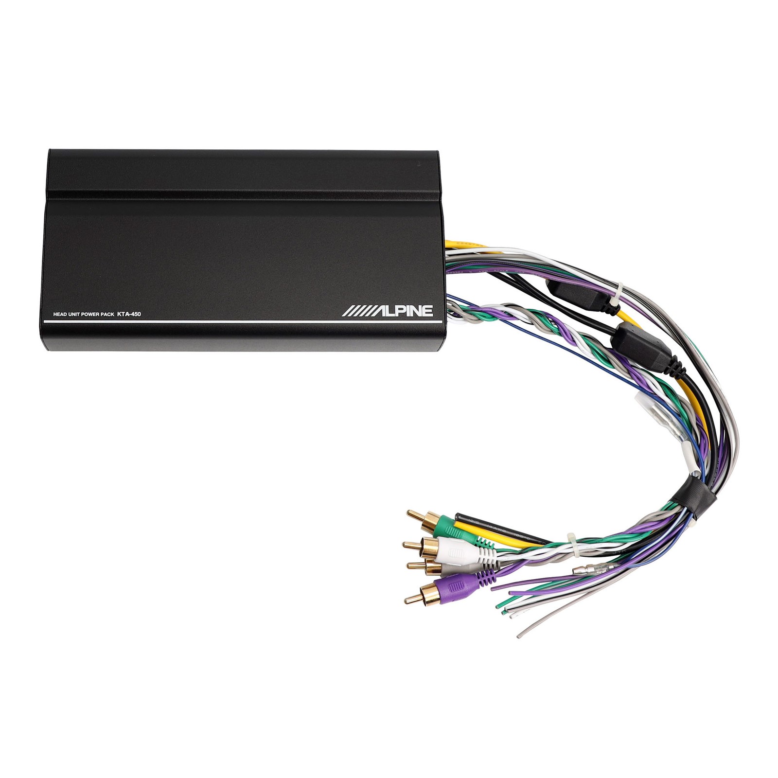 Alpine iLX-W670 Receiver, KTA-450 Amplifier, Apple CarPlay/Android Auto Support