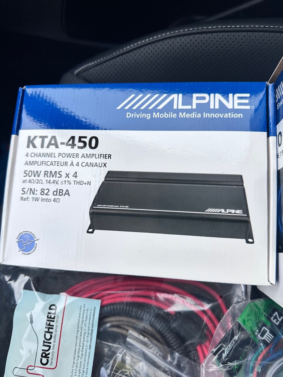 Brand New Alpine iLX-W670S + KTA-450 Amp Bundle – Apple CarPlay/Android Auto – C