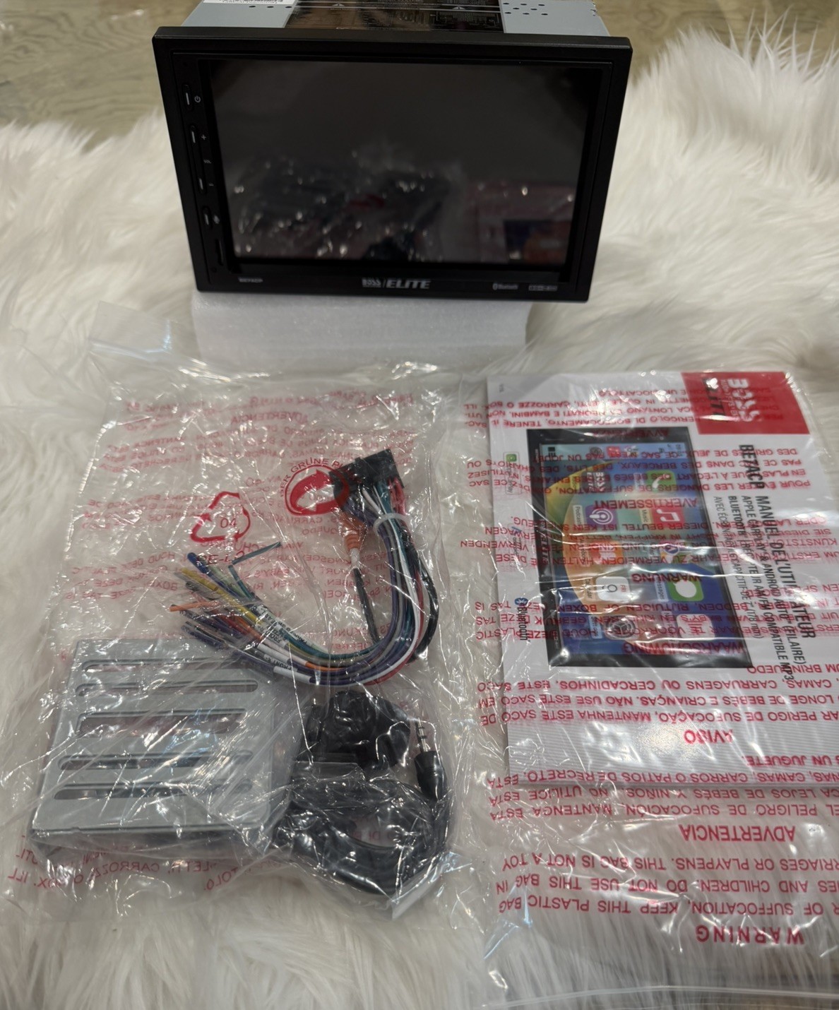 Boss Audio System Elite BE7ACP Black 7″ Digital BT Multimedia Receiver-OPEN BOX
