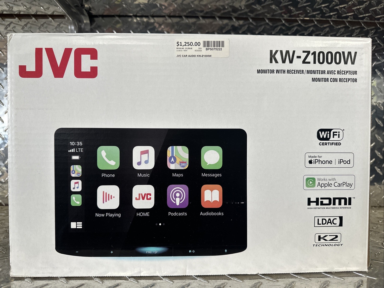 JVC KW-Z1000W Digital Multimedia Receiver