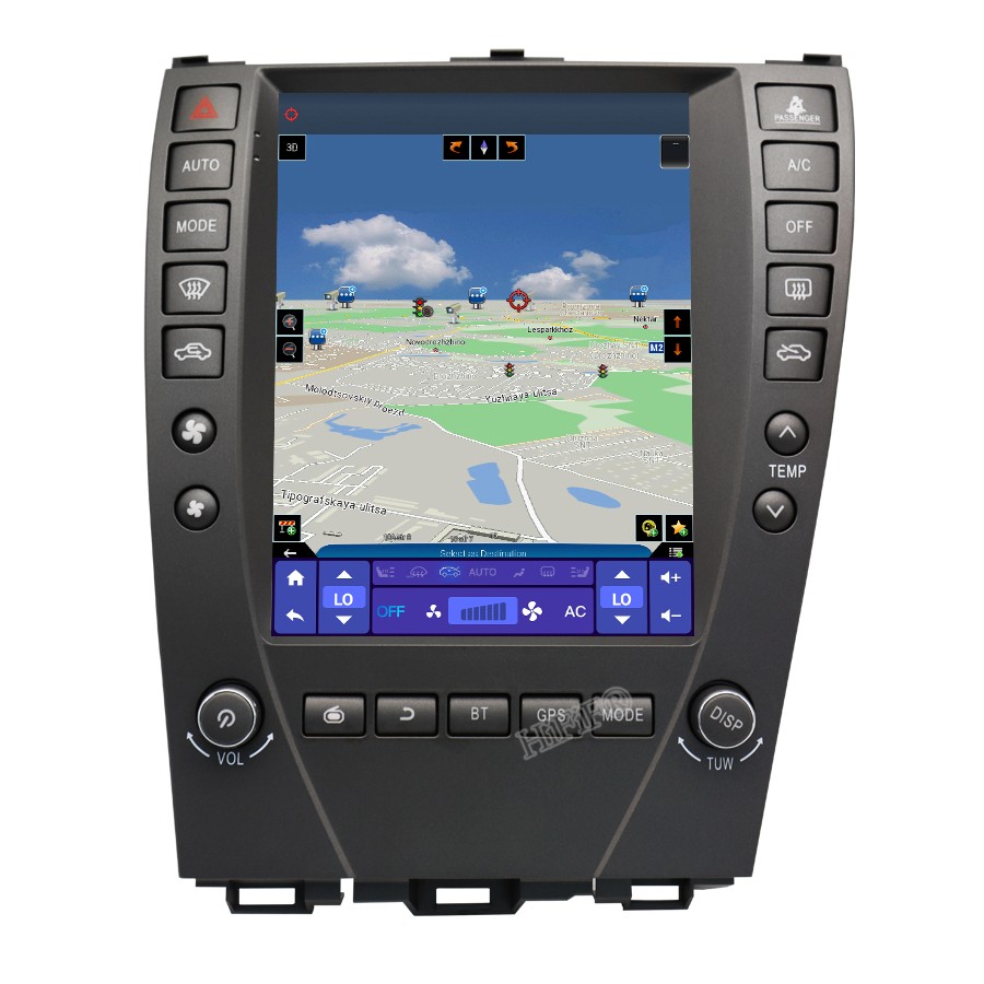For Lexus ES ES240 ES300 ES330 ES350 2006-2012 For Tesla Style Screen Car Radio