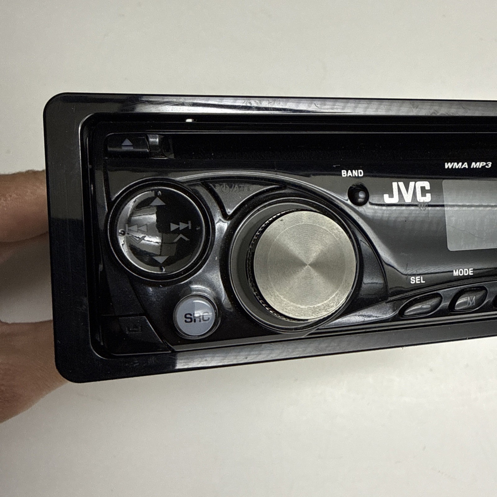 JVC KD-R210 Detachable Face Car Radio MP3 CD Receiver Player Aux Tested Working