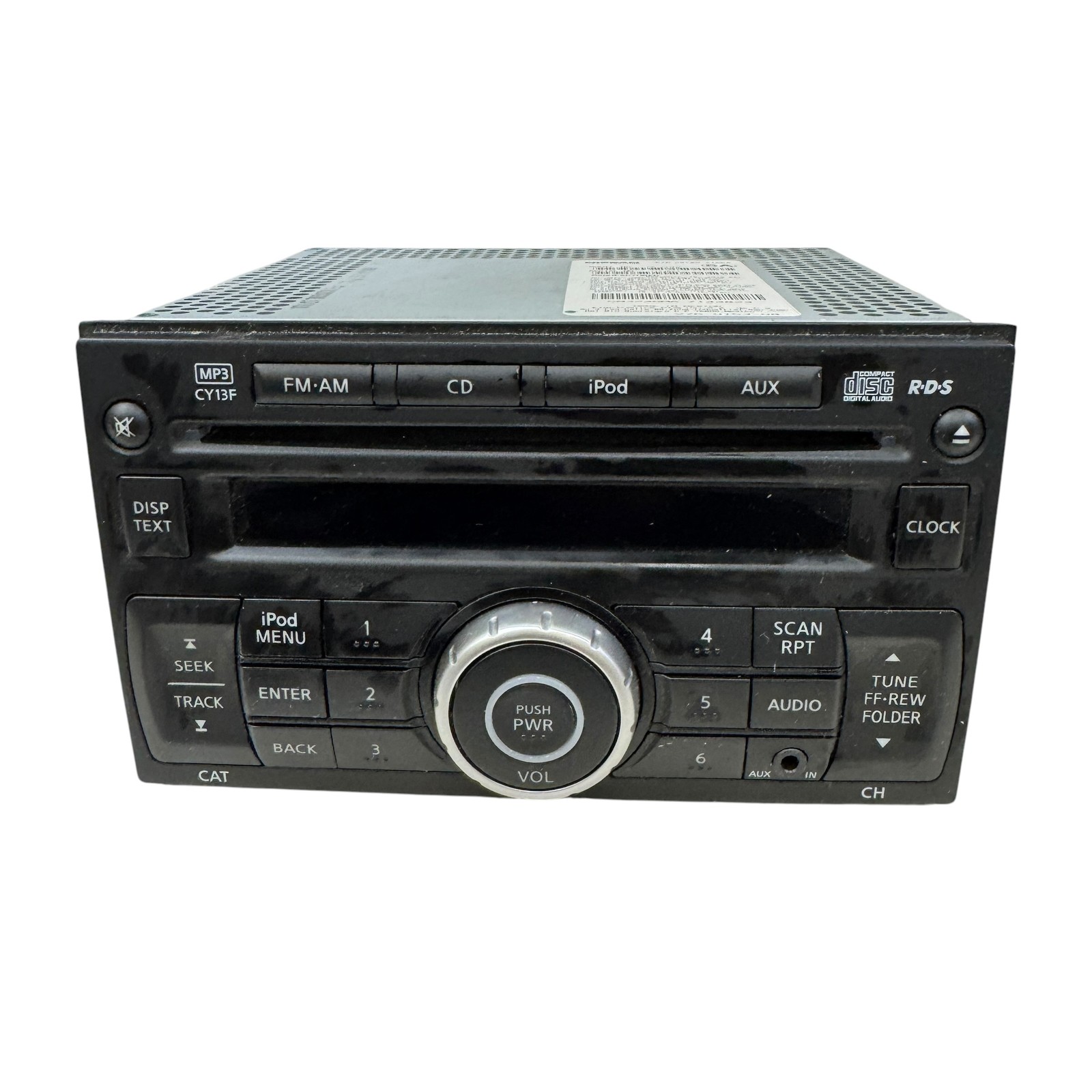 Nissan Car Audio CD Player AM/FM MP3 Radio Head Unit 28185 ZT50A In-Dash OEM
