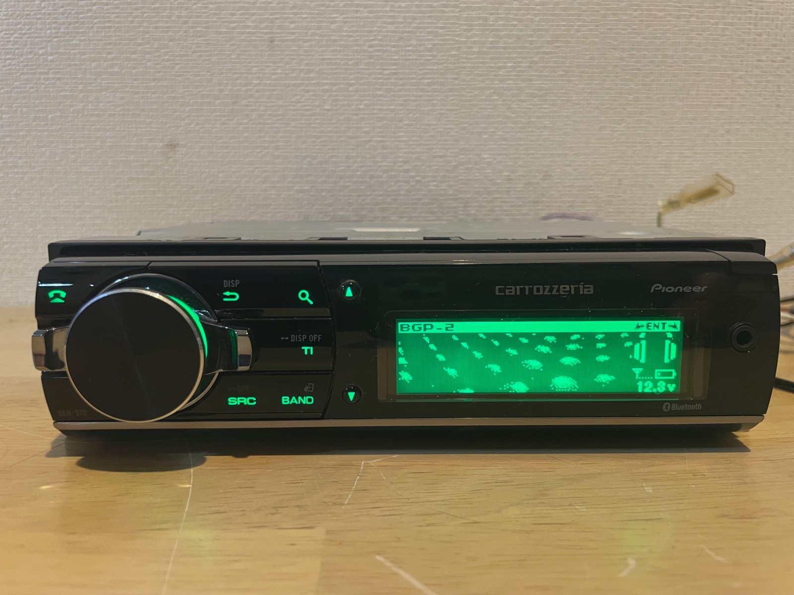 Carrozzeria Pioneer DEH-970 1DIN CD/Bluetooth/USB/AUX Car Audio Tested Working