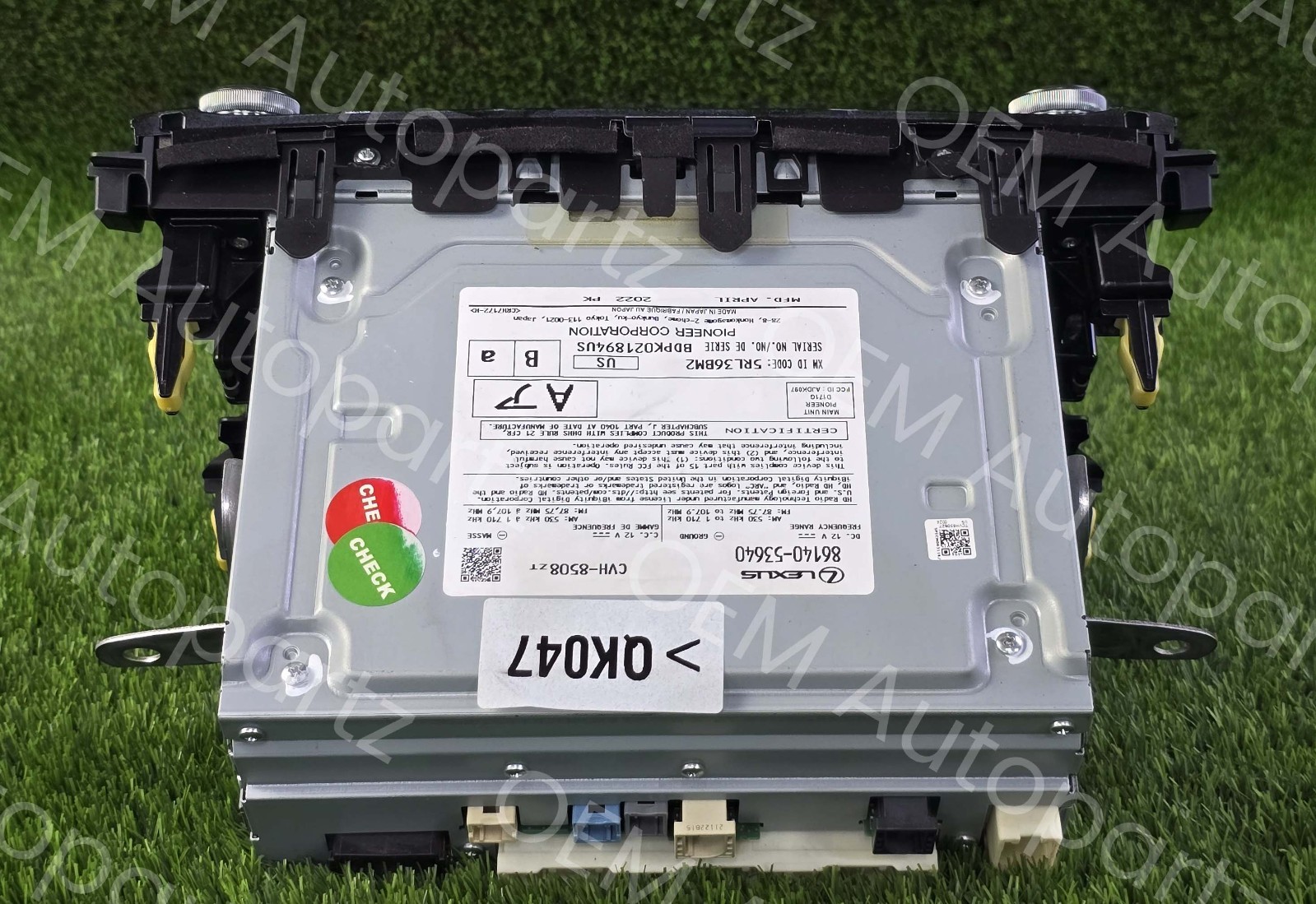 Lexus IS250 IS300 IS350 2020-2024 Gracenote Radio control Unit 86140-53640 Used