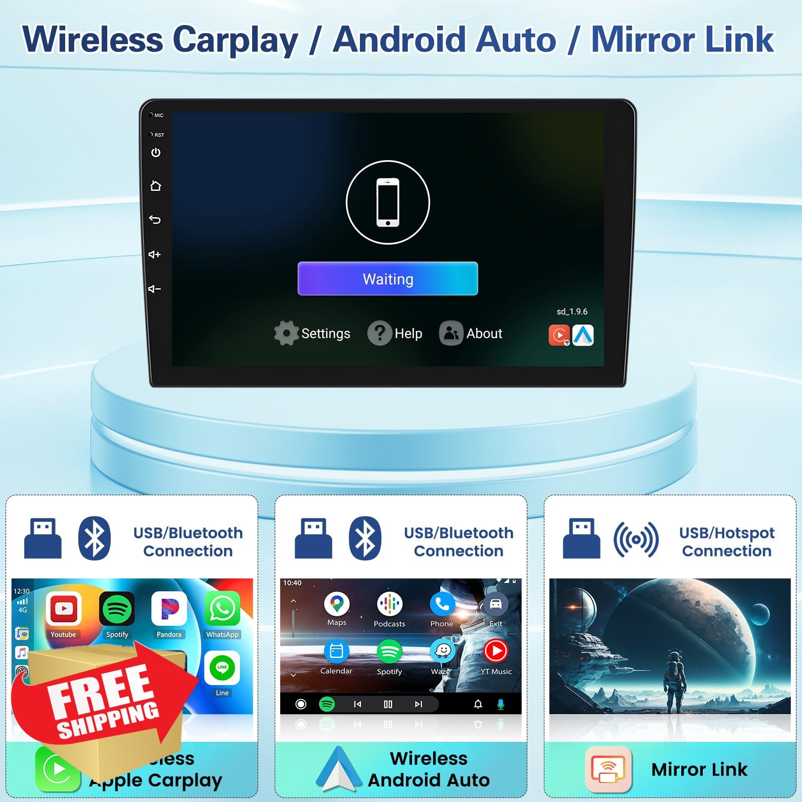 Fuluku car stereo Hyundai Elantra 2015-2018 2+64GB