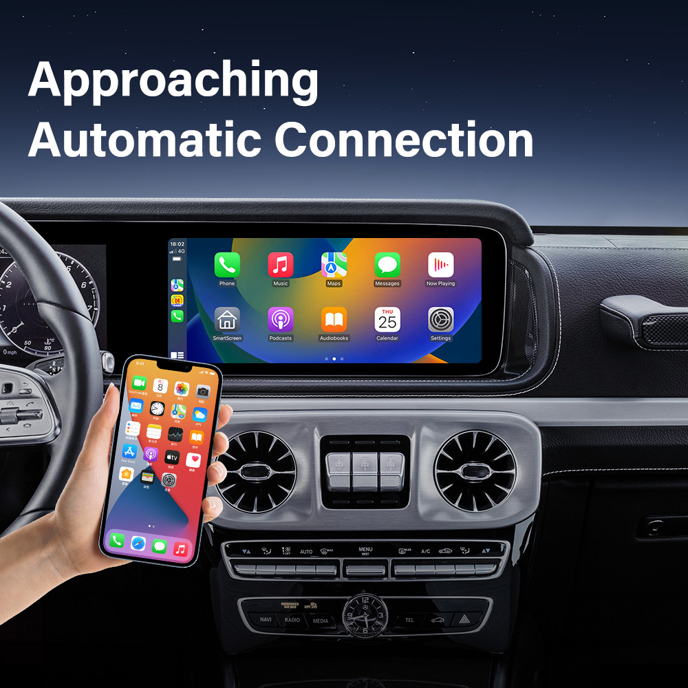 NEW 2025 Wireless CarPlay & Android Auto Adapter 2-in-1 Plug & Play USB/USB-C