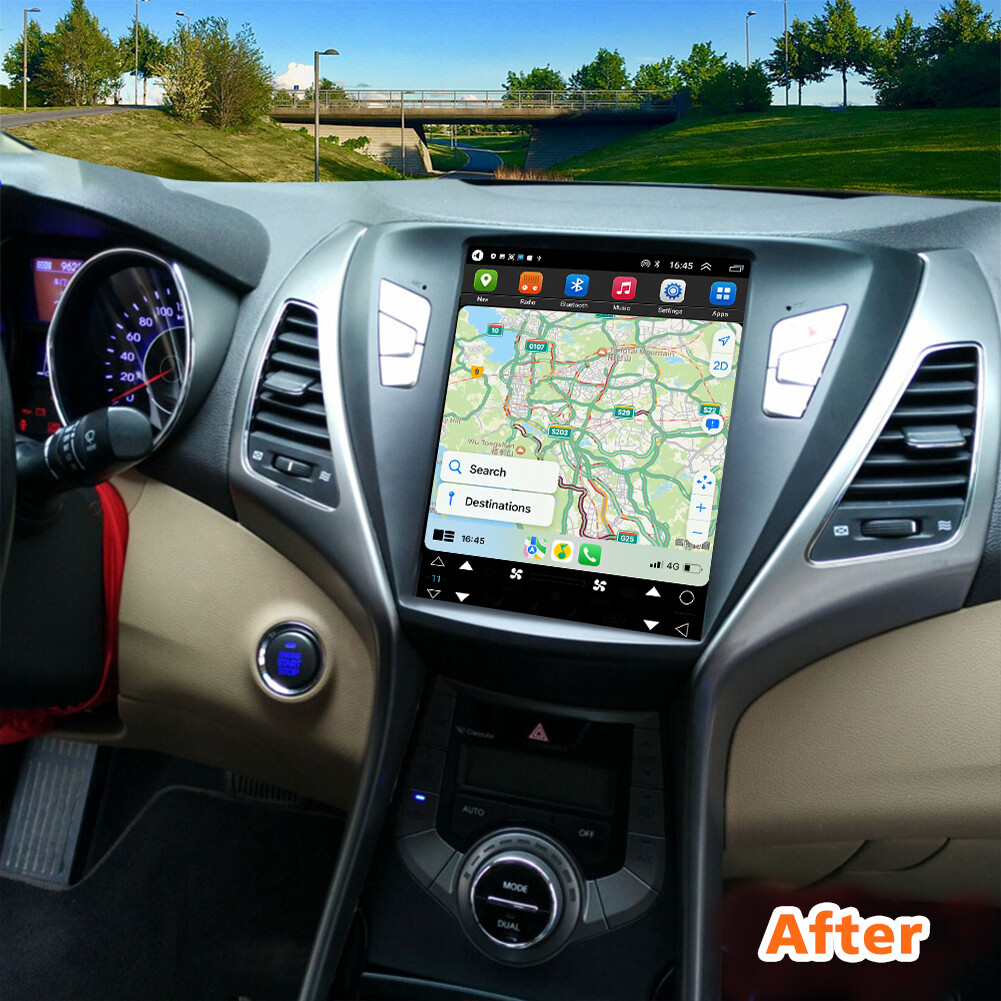 Android Car Stereo Radio Multimedia Video Player For Hyundai Elantra 2011-2016