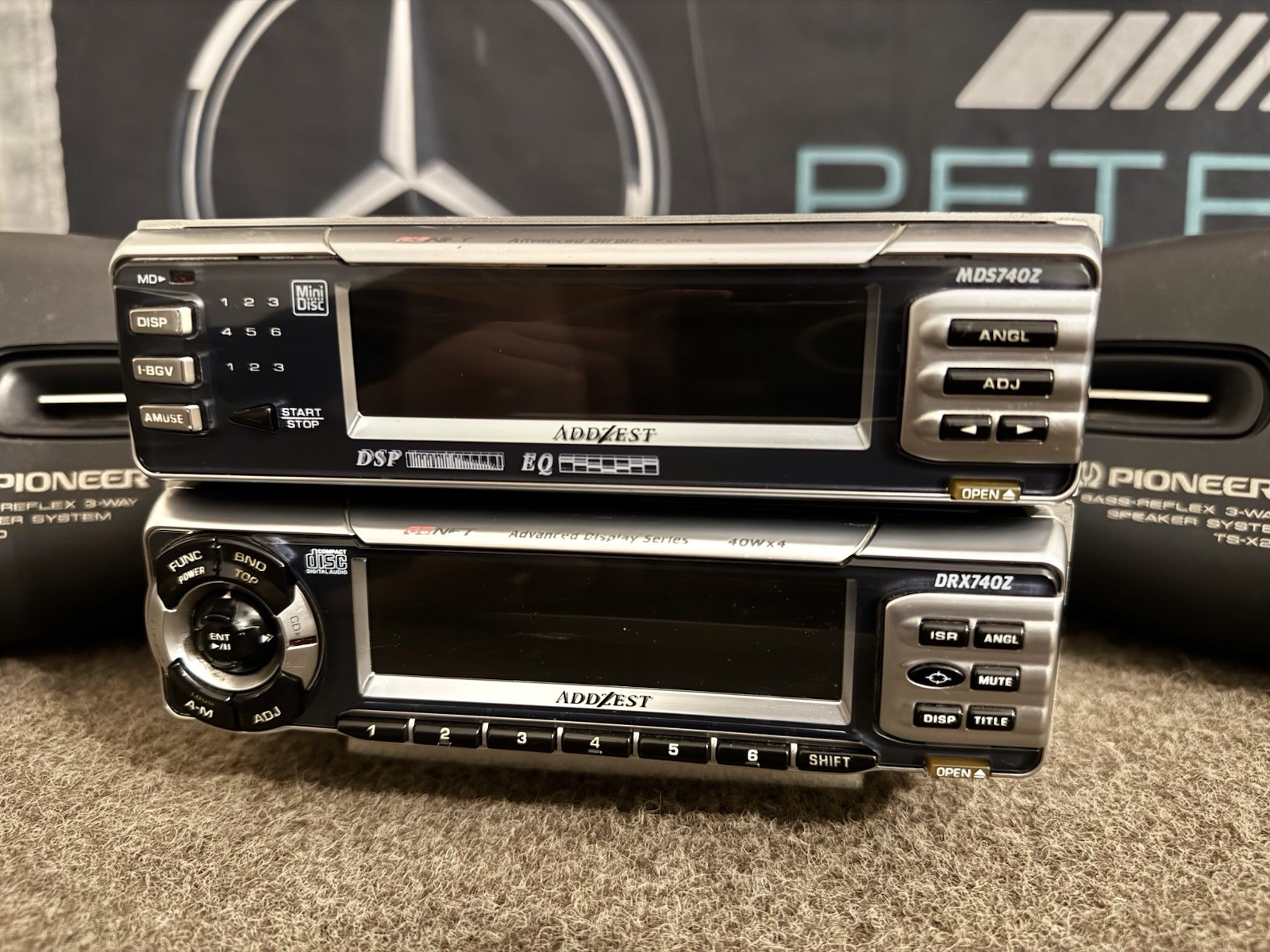 ADDZEST MDS740Z & DRX740Z Car MD Receiver DSP Equalizer The screen doesn’t work