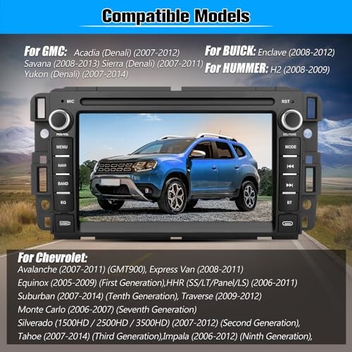 Touch Display Car Infotainment Audio Unit