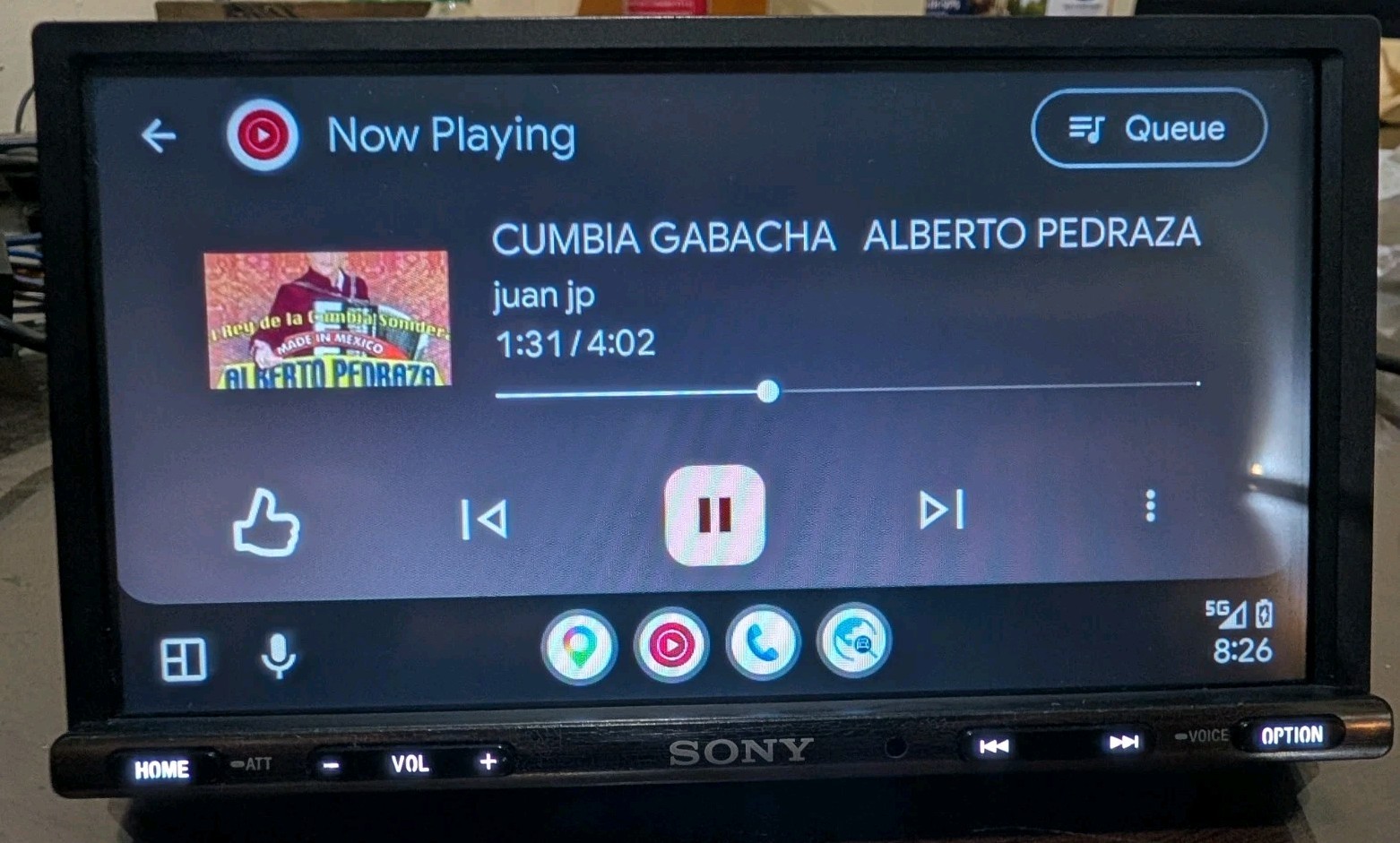 SONY XAV-AX3250 Receiver Bluetooth Car Audio Apple Android Play Radio Usb TESTED
