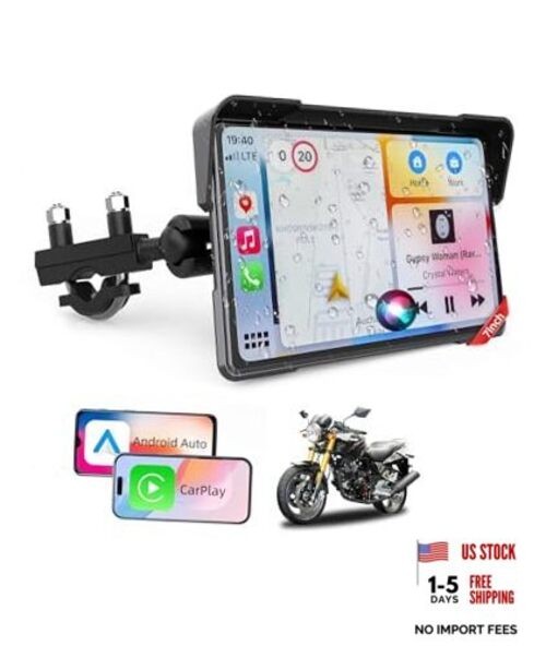 2026 Motorcycle CarPlay Screen & Android Auto 7″ Pantalla Carplay Screen