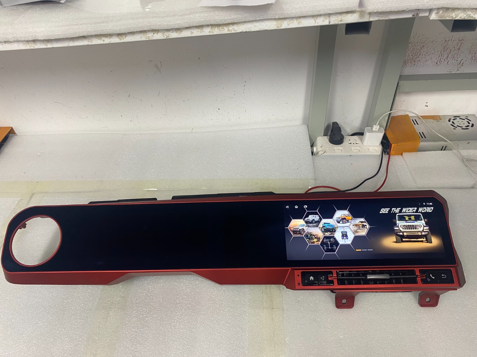 Dual Screen Car Radio for Jeep Wrangler JL Gladiator 2018-2023 Stereo Upgrade