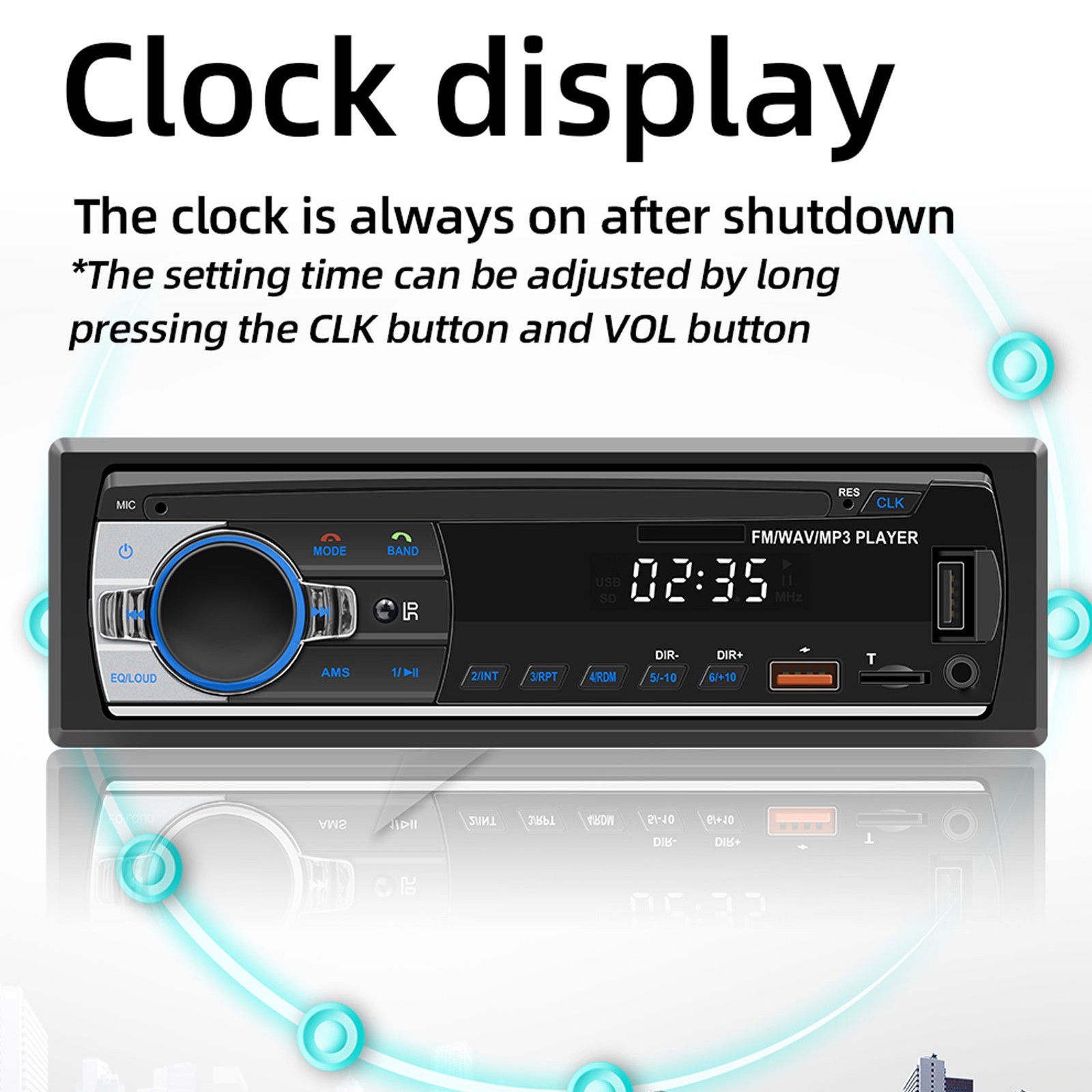 Bluetooth Car Radio Single DIN Wireless Remote Control App Control Bluetoot AVRE