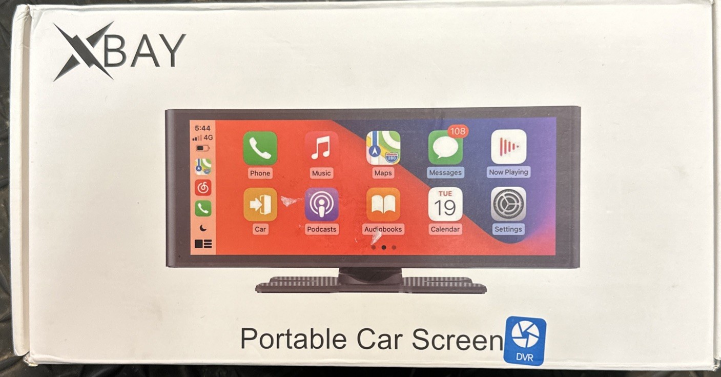 🔥Portable Car Screen 10.26″ Screen Carplay And Android Auto Dash Cam Backup DVR
