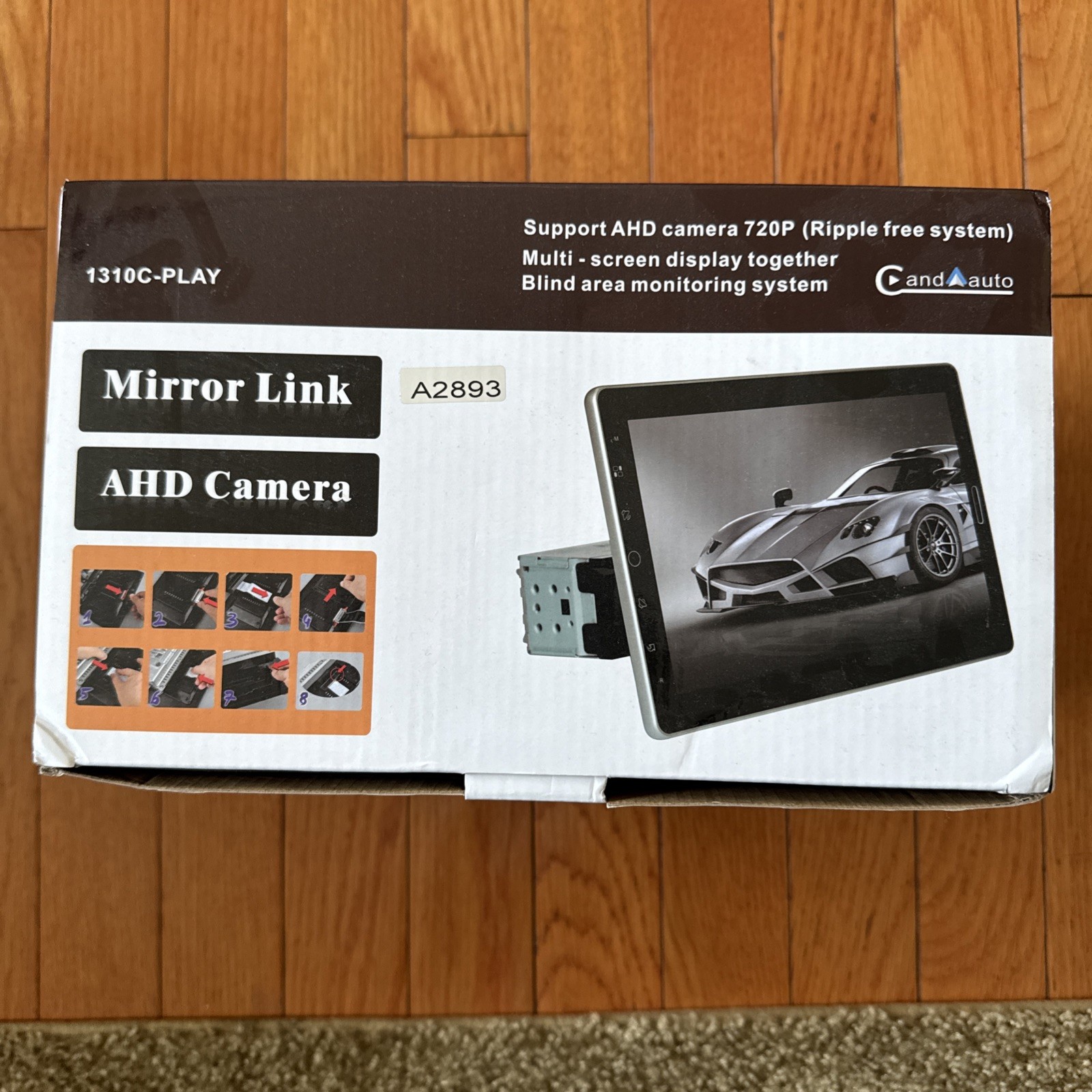 10.1” Single 1 Din Touch Rotatable Scree Car Stereo Radio Apple/Android Carplay