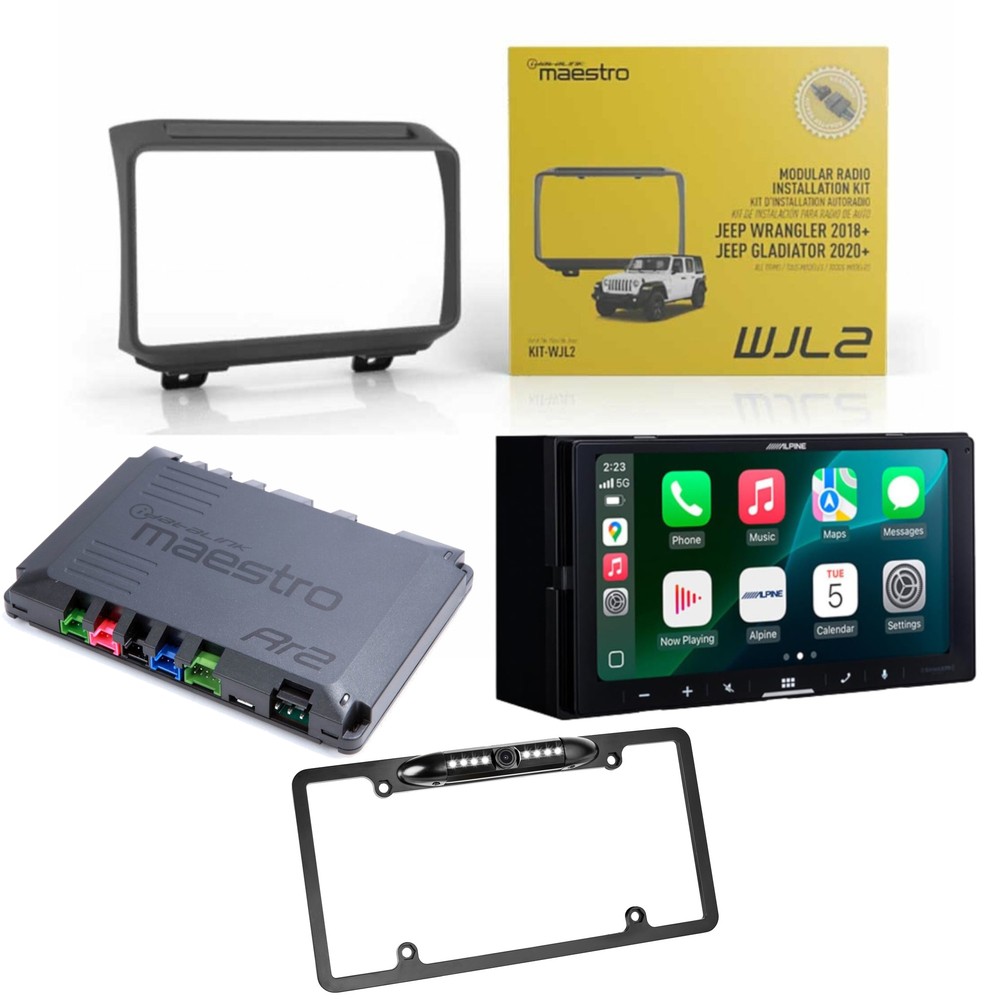 Select 2018-2023 vehicles from Jeep ILX-W770M Maestro Factory Radio Upgrade Kit