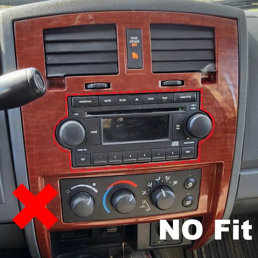 For 2005 2006 2007 2008-2011 Dodge Dakota Android GPS Car Stereo Radio & CarPlay
