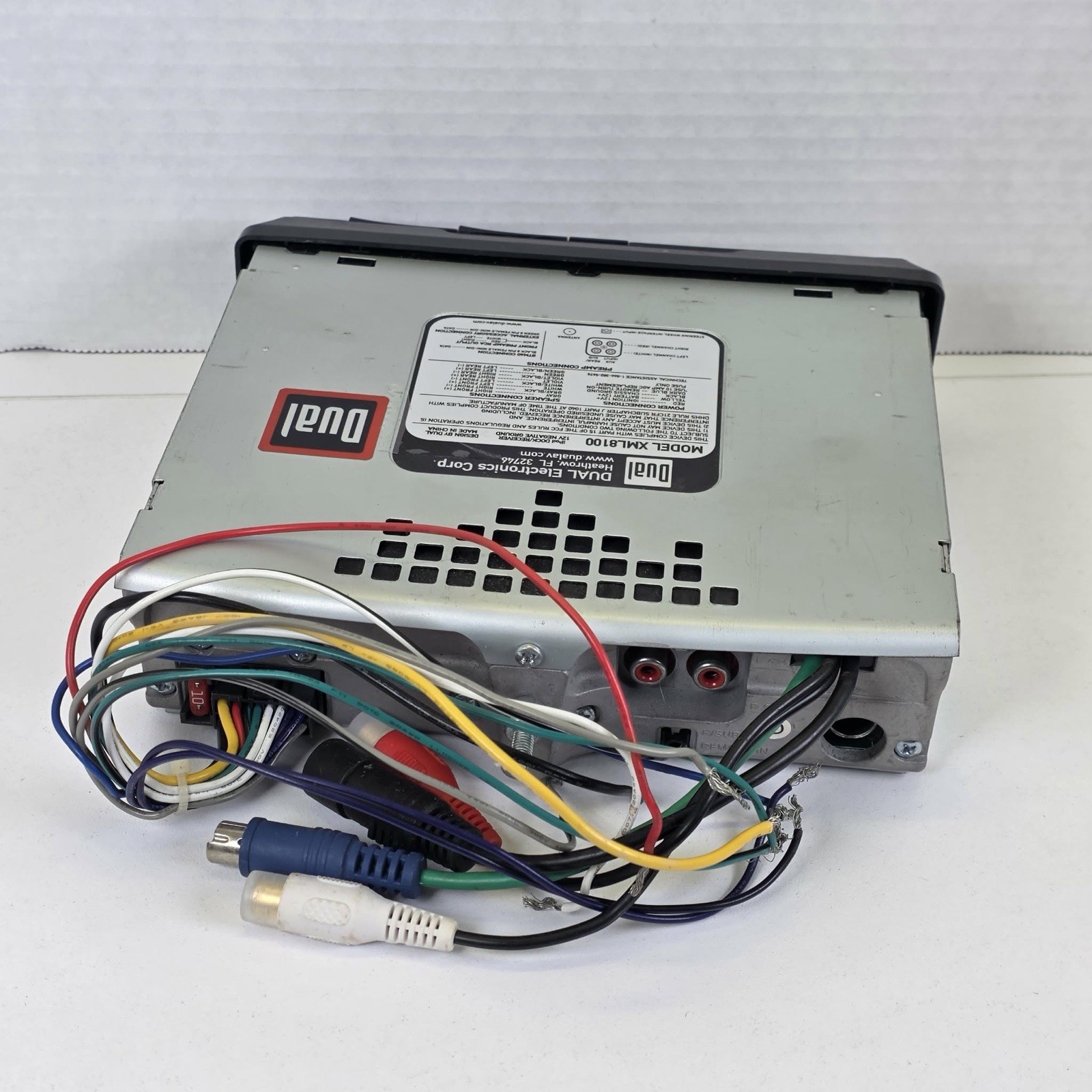 Dual Electronics XML8100 Mechless Car Stereo Receiver with Remote