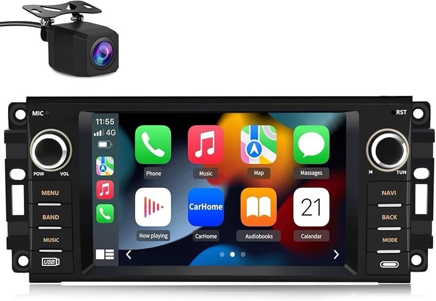 7 inch Car Radio Jeep Wrangler JK Compass Patriot Chrysler Dodge RAM Charger GPS